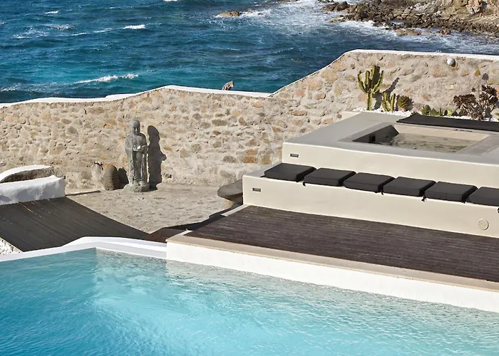 Sea Front Pool-hot Tub By Calypso Sunset Agios Ioannis Diakoftis