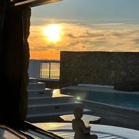 Serene Sea Front Pool-hot Tub By Calypsosunsetvillas Willa Agios Ioannis Diakoftis